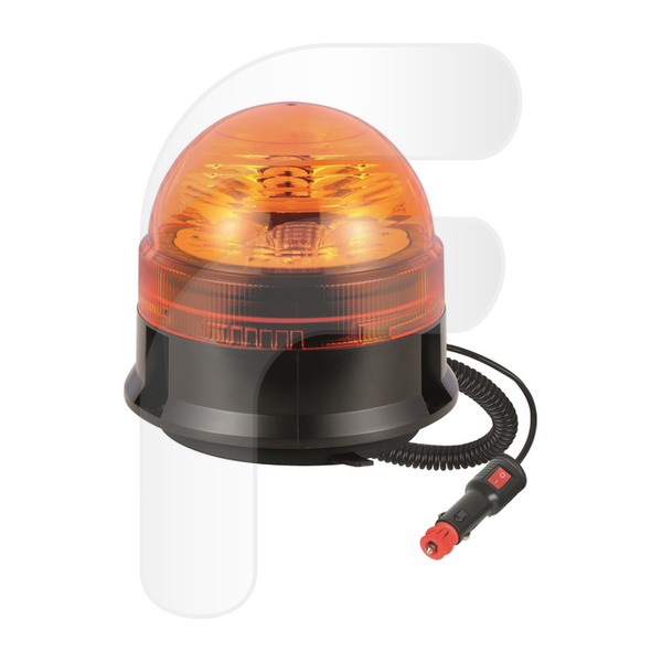 Rotativo LED Naranja Base Aluminio 2,5mt IP67 E9+R10+R65