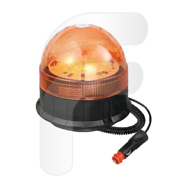 Rotativo Ámbar LED R65 Señalización Advertencia 12/24V