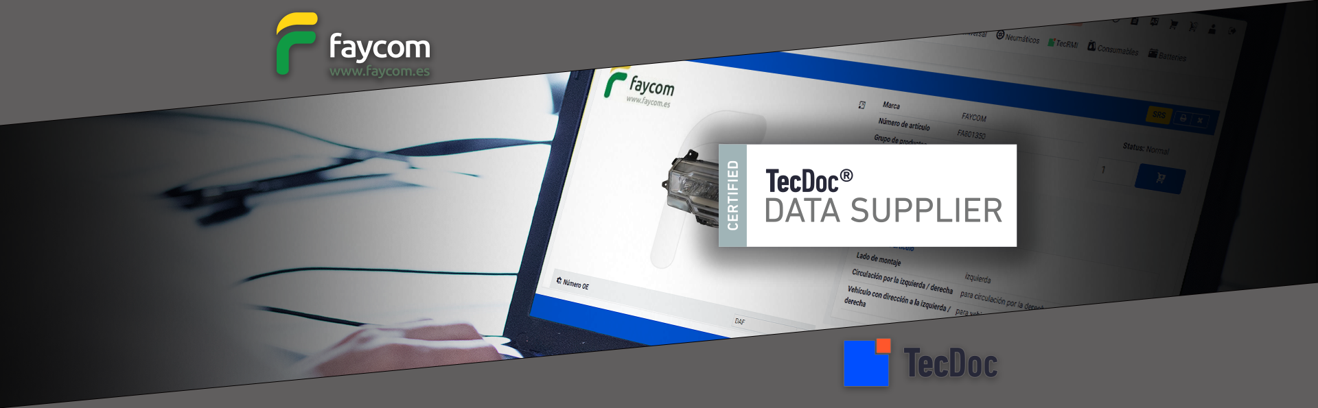 FAYCOM se une a TecAlliance como Proveedor de Datos Certificado